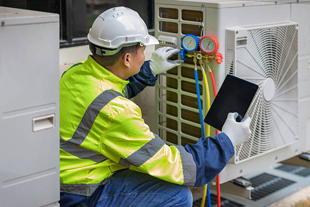 Professional Furnace Repair technician working in Reading, MI